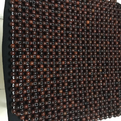 Lót ghế ô tô hạt gỗ trắc bóng hạt 1,2cm - Kích thước 45cm x45cm - Thảm lót ghế ô tô hạt gỗ - Khoác ghế ô tô hạt gỗ nhỏ - Đệm ghế ô tô 