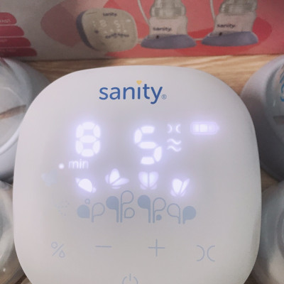 Máy hút sữa điện đôi Sanity S6306 Thế hệ mới tặng kèm 60 túi trữ sữa sanity