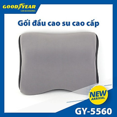 Gối Tựa Đầu Tựa Lưng Cao Su Non GOODYEAR Sang Trọng Mềm Mại Thoáng Khí - Nhập Khẩu Chính Hãng