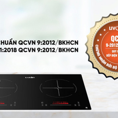 Bếp điện từ đôi Karofi KIC-D63 4.000W 8 mức công suất - Miễn phí vận chuyển toàn quốc - Bảo hành 24 tháng - Hàng chính hãng