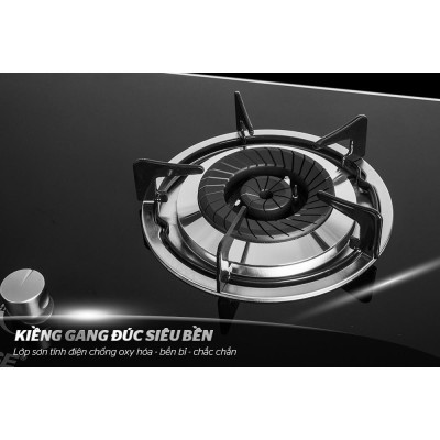 Bếp gas âm cao cấp Sunhouse SHB6636, Mặt kính cường lực siêu bền, Có cảm biến tự động ngắt gas, Bảo hành 2 năm tại nhà - Hàng chính hãng