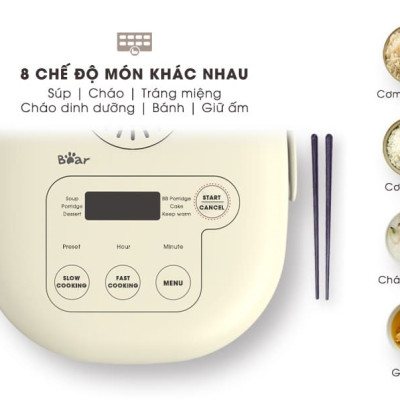 Nồi cơm điện thông minh Bear SUBE015 DFB-B20A1- Hàng chính hãng