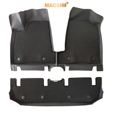Thảm hai lớp (sd3) Macsim dành cho Vinfast VF3 bề mặt cao su siêu sạch