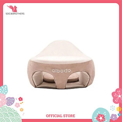 Ghế tập ngồi cho bé Aibedo Suede Fabric màu Beige