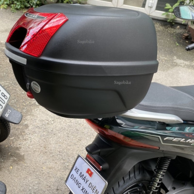 Thùng xe máy điện Feliz, thùng givi E26NX kèm đế gắn cho xe máy điện Vinfast Feliz