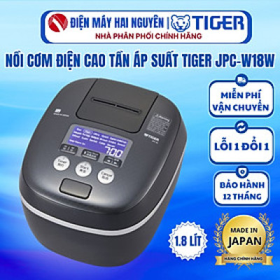 Nồi Cơm Điện Tử Cao Tần Tiger JPC-W18W 1.8 lít - Hàng chính hãng