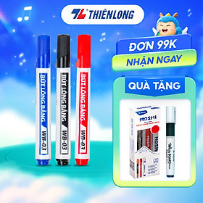 Hộp 10 Bút Lông Bảng Thiên Long WB-03