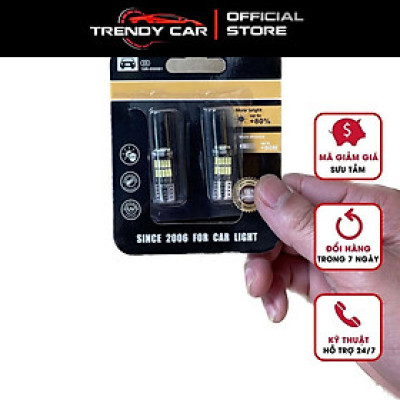Đèn Led Canbus T10 6000k Ánh Sáng Trắng Thay thế và Trang Trí Nội Thất Xe Hơi, Đèn W5W soi biển số, đèn định vị, đèn cốt