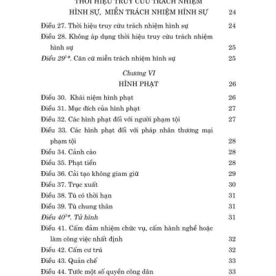 Bộ luật Hình sự 2015 (sửa đổi, bổ sung năm 2017, 2024, 2025) – NXB Chính trị quốc gia Sự thật