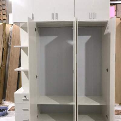 Tủ áo Juno Sofa hộc kèm kệ ngang 1m6 x Cao 2m4 