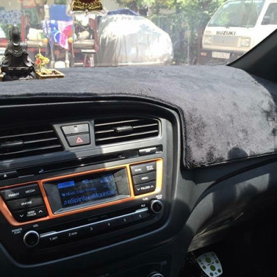 Thảm Nỉ Chống Nóng Táp Lô Xe Ô Tô Mitsubishi Mirage 2015 CATA TAPLOMITMIR - 15 (Đen)