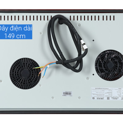 Bếp điện từ đôi lắp âm Nagakawa NK2C08MS - Hàng chính hãng
