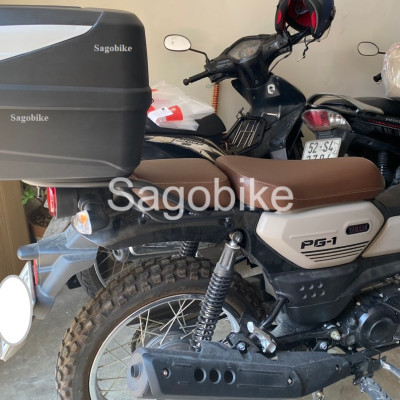 Thùng xe PG-1 thùng givi B32N Bold kèm đế MP60N, ốc gắn và baga PG 1 - Hàng givi chính hãng, bảo hành 2 năm