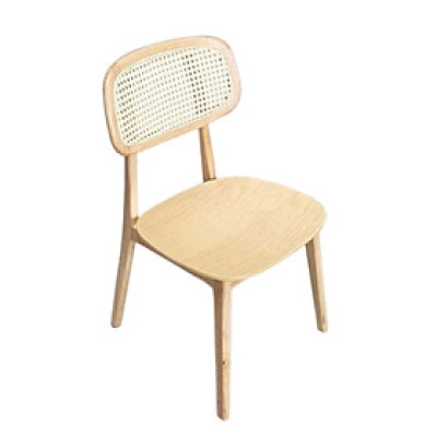 Ghế cafe gỗ ash PLC 3A-W Nội thất Capta Ghế ăn nhà hàng gỗ tần bì không nệm lưng mắt cáo đan đẹp mắt tại tp hcm