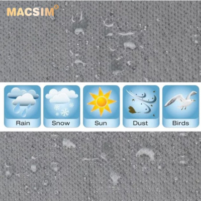 Bạt phủ ô tô chất liệu vải không dệt 3 lớp cao cấp thương hiệu MACSIM cho xe ô tô Mitsubishi Mirage- màu ghi