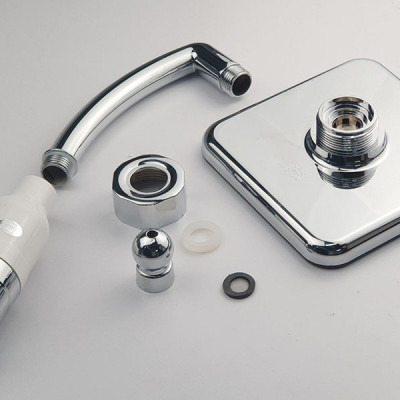 Tay sen siêu tăng áp mặt vuông, lõi lọc Vitamin C Eurolife EL-H145 (Trắng bạc)