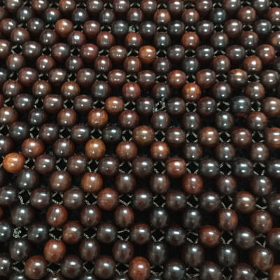 Lót ghế ô tô hạt gỗ trắc bóng hạt 1,2cm - Kích thước 45cm x45cm - Thảm lót ghế ô tô hạt gỗ - Khoác ghế ô tô hạt gỗ nhỏ - Đệm ghế ô tô 