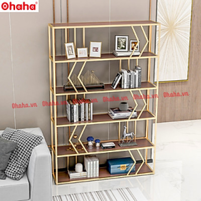 KỆ TRANG TRÍ PHÒNG KHÁCH THIẾT KẾ SANG TRỌNG OHAHA - KTT013