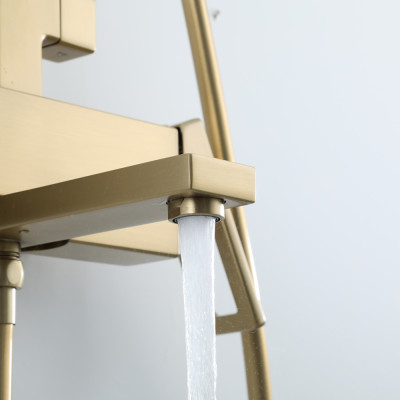 SEN TẮM CÂY NÓNG LẠNH CAO CẤP NHẬP KHẨU NGA MẠ MÀU VÀNG GAPPO G2417-3 - HÀNG CHÍNH HÃNG