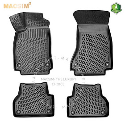 Thảm lót sàn ô tô nhựa TPU Silicon Audi A4 B8 (typ 8k) 2008- 2016 Nhãn hiệu Macsim