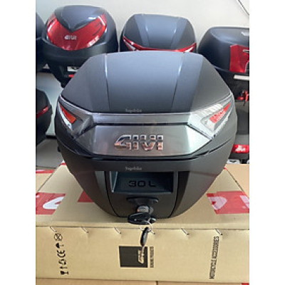 Thùng Givi C30NT thiết kế của Ý, thùng givi 30 lit kèm đế, ốc gắn