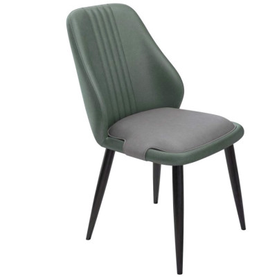 Ghế ăn bọc simily Tundo lưng sọc cao cấp kích thước 45 x 47 x 85 cm