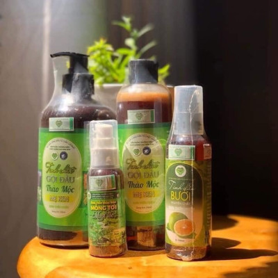 Combo 1 chai Tinh chất dầu gội đầu cô đặc thảo mộc dưỡng tóc MẸ KEN 250ml và 1 chai Tinh chất dầu gội đầu cô đặc thảo mộc dưỡng tóc MẸ KEN 500ml tặng 1 chai tinh dầu sả chanh Mẹ Ken treo xe 