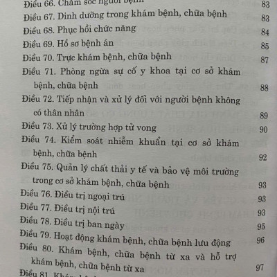 Luật Khám Bệnh, Chữa Bệnh 