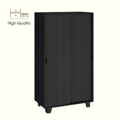 HAPPY FURNITURE , ALVA - Tủ quần áo 2 cửa lùa, TCL_041 , 100cm x 54cm x 180cm DxRxC
