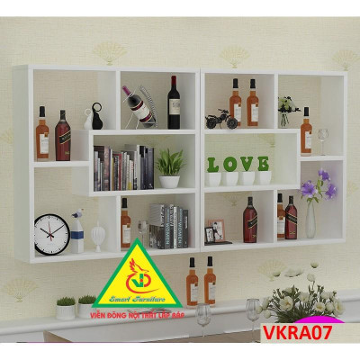 Kệ  trang trí treo tường VKRA07 - Nội thất lắp ráp
