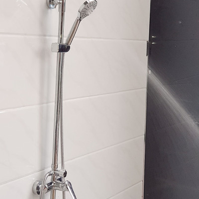 Cây sen nóng lạnh Đồng mạ Chrome Eurolife EL-S922 (Trắng bạc).