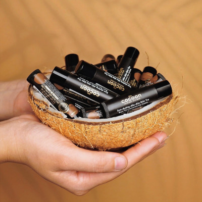 Nước dưỡng tóc tinh dầu bưởi (pomelo hair tonic) Cocoon 140ml + 1 Son dưỡng Cocoon 5g