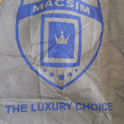 Bạt phủ ô tô chất liệu vải không dệt 3 lớp cao cấp thương hiệu MACSIM cho xe ô tô Mitsubishi Mirage- màu ghi