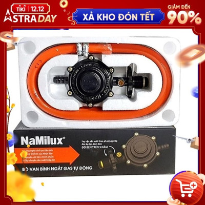 Bộ Van Dây Ngắt Gas Tự Động NaMilux NA-345S- Hàng Chính Hãng.