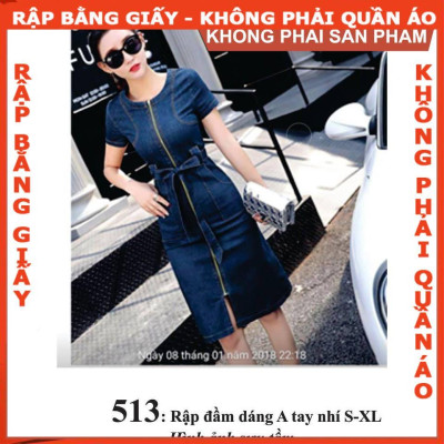 Rập giấy mã 513 (BẢN VẼ) rập đầm