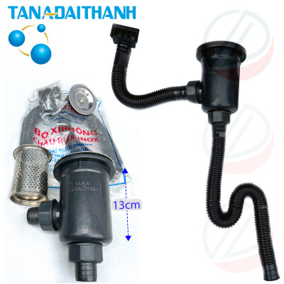 Chậu Rửa Bát Inox Chính Hãng Tân Á Đại Thành Nhiều Kích Thước - Loại 2 hộc, 1 hộc 1 cánh,..Tặng kèm bộ xi phông