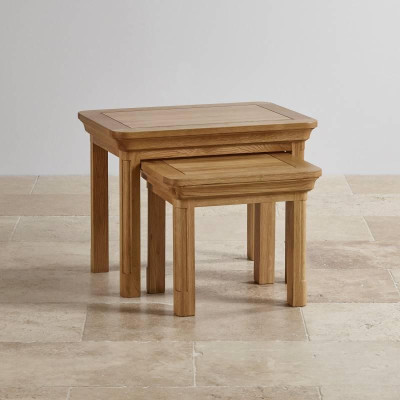 Bộ Bàn Xếp Lồng Canterbury Gỗ Sồi Ibie LTNCANO (65 x 42 cm)
