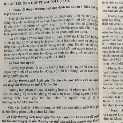 Bình luận Bộ luật Hình sự năm 2015 (Phần thứ hai – Các tội phạm), Chương XXI, Mục 3, 4: Các tội phạm khác xâm pham an toàn, trật tự công cộng