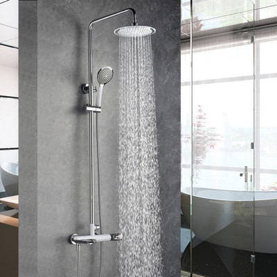 Bộ sen cây tắm đứng nóng lạnh Eurolife EL-S905 (Trắng bạc)