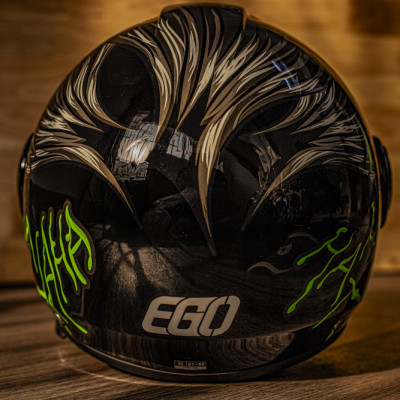 Mũ Bảo Hiểm Nguyên Đầu Đa Năng EGO E-5 - kèm mặt nạ
