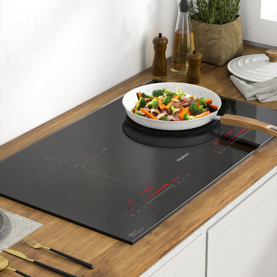 Bếp điện từ đôi lắp âm Nagakawa NK2C08MS - Hàng chính hãng