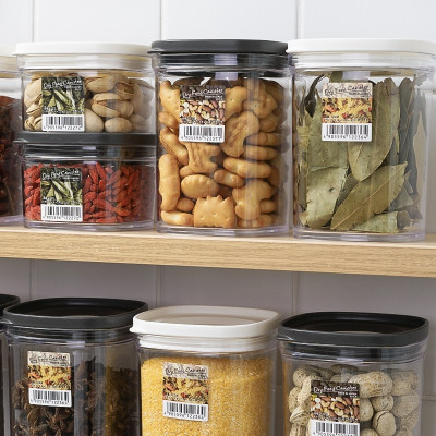Combo 02 Hộp nhựa chứa đựng, bảo quản thực phẩm khô cao cấp Inomata Canister - Made in Japan