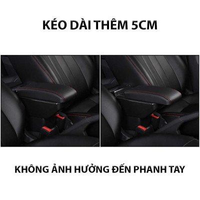 Hộp Tỳ Tay Ôtô Dành Cho MITSUBISHI XPANDER 2019 - Tích Hợp 7 Cổng USP, Kết Hợp Hộp Lưu Trữ Mở Xoay Lắp Hộp 