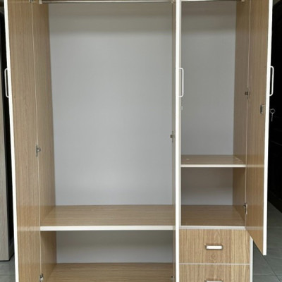 Tủ quần áo nhựa chất lượng 3 cánh mẫu mới HLN Juno Sofa 1m2 x 1m8 nhiều màu chọn lựa