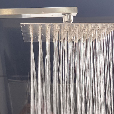 Đài sen tắm Inox SUS 304 Eurolife vuông EL-DSV20 (Trắng vàng)