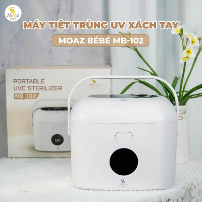 Máy tiệt trùng UV xách tay Moaz Bebe MB-102 - Hàng Chính Hãng