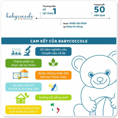 Kem dưỡng ẩm chiết xuất hạnh nhân Babycoccole 0M+ - 75ml