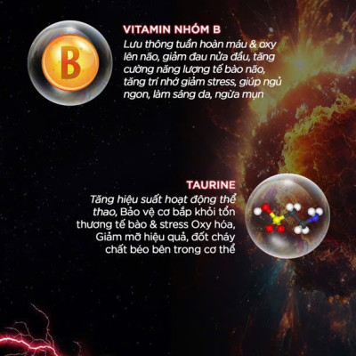 DMAXX thức uống bổ sung vitamin năng lượng không đường DAMODE 53 gói màu đỏ mỗi gói 2,2gr