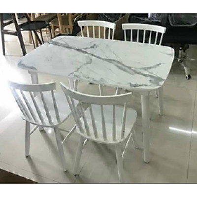 Bộ bàn ăn Juno Sofa 4 ghế Cheap4 ngang 80 x 1m1