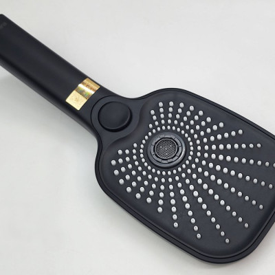 Bộ tay dây sen 3 chức năng chảy, nhựa ABS mạ đen Eurolife EL-127SH-D